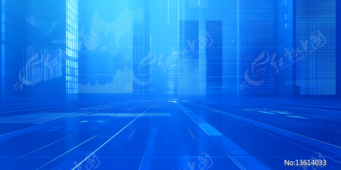图片来源：蓝色科技风格数据图表背景AI图片下载_红动中国